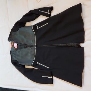 NWT PATRIZIA LUCA MILANO women's Black Coat